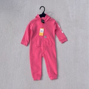 Pink Carhartt Onsie for Toddlers 12M